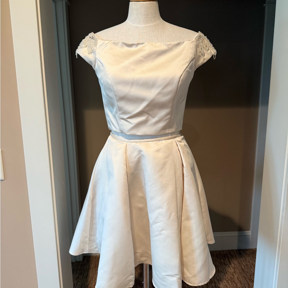 Mori Lee Elegant White Dress
